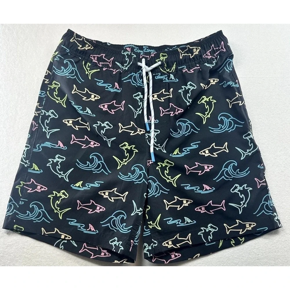 Member's Mark Men's Resort Swim‎ Trunks Small  Dolphin & Alligator Print